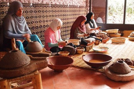 VISIT TO THE ARGAN HOUSE IN AGADIR